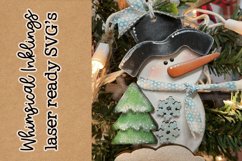 Mr Snowflake Ornament SVG For Laser Cutting Product Image 2
