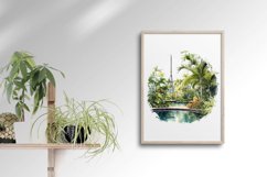 Tropical garden clipart Product Image 4