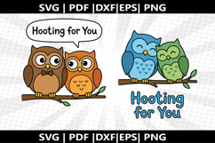 Hooting for you owl cricut Silhouette,kids Shirt Product Image 1