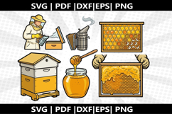 Bee Faming cricut Silhouette,kids Shirt Product Image 1