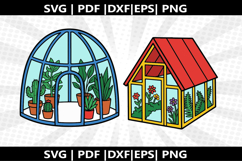 Greenhouse Frame cricut Silhouette,kids Shirt ,Cut Product Image 1