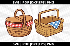 Picnic Basket cricut Silhouette,kids Shirt Product Image 1