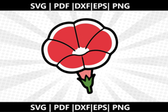 Morning glories Flower cricut Silhouette,kids Shirt ,Cut Product Image 2