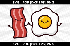 Bacon &amp; Egg cricut Silhouette,kids Shirt Product Image 2