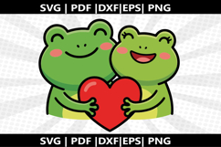 Frog Couple cricut Silhouette,kids Shirt Product Image 2