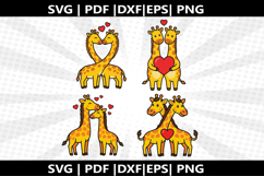 Giraffe couple cricut Silhouette,kids Shirt Product Image 2