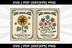 Seed Packet cricut Silhouette,kids Shirt Product Image 1