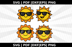 Happy Sun Ray-Bans cricut Silhouette,kids Shirt ,Cut Product Image 1