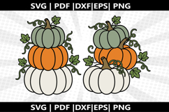 Pumpkin Stack cricut Silhouette,kids Shirt Product Image 1