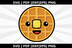 Waffle Grid Face cricut Silhouette,kids Shirt Product Image 2