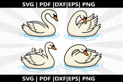 Swan cricut Silhouette,kids Shirt Product Image 1