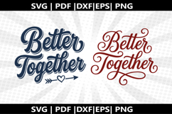 Better Together cricut Silhouette,kids Shirt Product Image 2