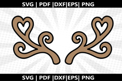 Antlers cricut Silhouette,kids Shirt Product Image 1