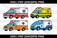 Ambulance cricut Silhouette,kids Shirt Product Image 1