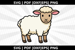 Lamb cricut Silhouette,kids Shirt Product Image 2