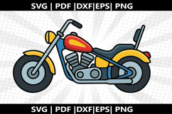 Motorcycle chopper cricut Silhouette,kids Shirt Product Image 2