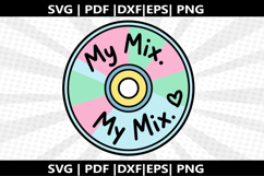 Burned CD cricut Silhouette,kids Shirt ,Cut Product Image 1