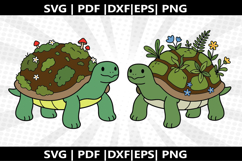 Turtle Moss cricut Silhouette,kids Shirt Product Image 1