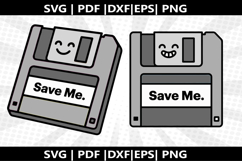 Happy Floppy Disk cricut Silhouette,kids Shirt ,Cut Product Image 1