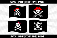 Pirate flag cricut Silhouette,kids Shirt Product Image 1