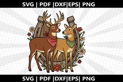 Deer doe cricut Silhouette,kids Shirt Product Image 2