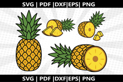 Pinapple cricut Silhouette,kids Shirt Product Image 1