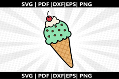 Ice ceram cone cricut Silhouette,kids Shirt Product Image 2