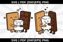 S'mores Group Hug cricut Silhouette,kids Shirt ,Cut Product Image 2