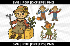 scarecrow cricut Silhouette,kids Shirt Product Image 1