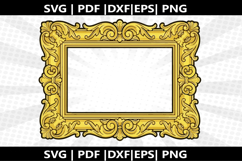 Golden frame cricut Silhouette,kids Shirt Product Image 2