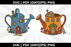 Watering Can Home cricut Silhouette,kids Shirt Product Image 2