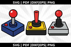 Joystick Retro cricut Silhouette,kids Shirt ,Cut Product Image 1