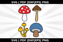 Mushroom cricut Silhouette,kids Shirt Product Image 2