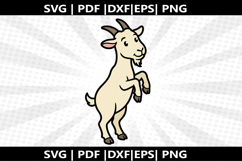 Goat cricut Silhouette,kids Shirt Product Image 2