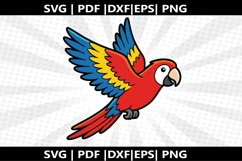 Macaw cricut Silhouette,kids Shirt Product Image 2