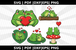 Frog Couple cricut Silhouette,kids Shirt Product Image 1