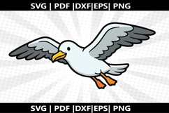 Seagull cricut Silhouette,kids Shirt Product Image 2