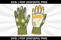 Gardening Gloves cricut Silhouette,kids Shirt ,Cut Product Image 1