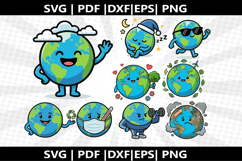 Earth cricut Silhouette,kids Shirt Product Image 1