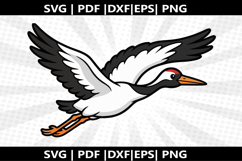 Crane cricut Silhouette,kids Shirt Product Image 2