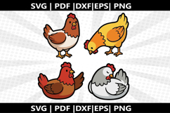 Hen cricut Silhouette,kids Shirt Product Image 1