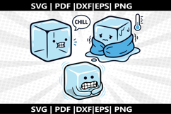 Ice Cube Chill cricut Silhouette,kids Shirt ,Cut Product Image 1