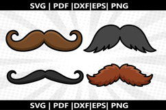 Mustache cricut Silhouette,kids Shirt Product Image 1