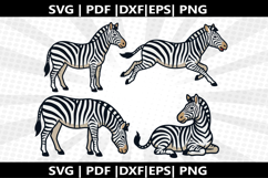 Zebra animal cricut Silhouette,kids Shirt Product Image 1