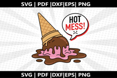 Ice Cream Meltdown cricut Silhouette,kids Shirt ,Cut Product Image 2