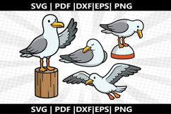 Seagull cricut Silhouette,kids Shirt Product Image 1