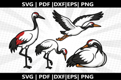 Crane cricut Silhouette,kids Shirt Product Image 1