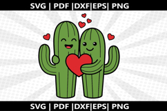 Cactus COUPLE cricut Silhouette,kids Shirt ,Cut Product Image 2