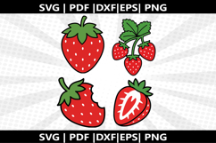 strawberry cricut Silhouette,kids Shirt Product Image 2