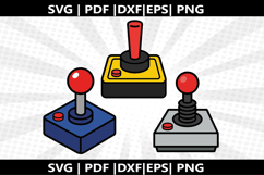 Joystick Retro cricut Silhouette,kids Shirt ,Cut Product Image 2